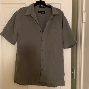 Button up checked shirt